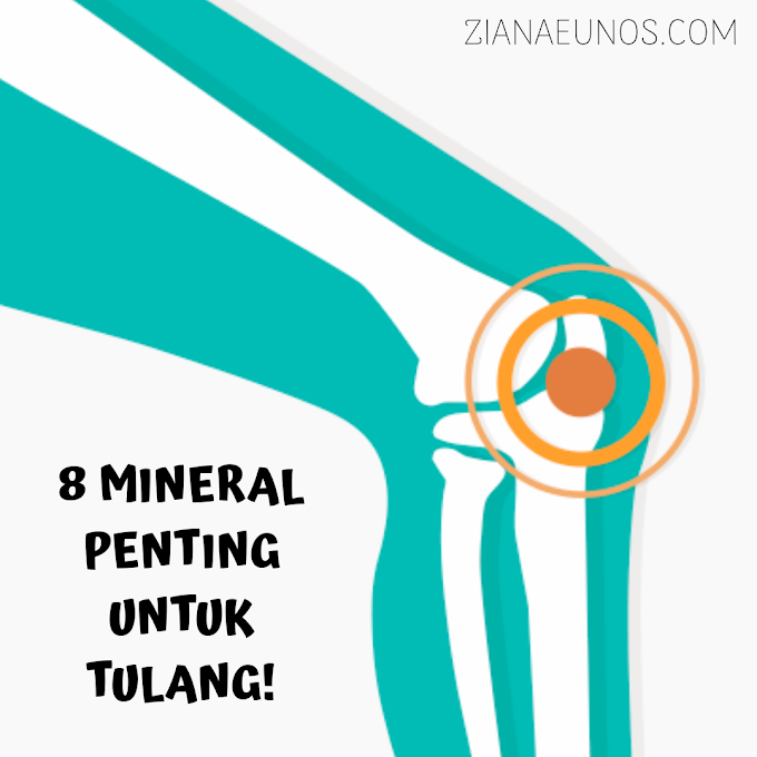 8 Mineral Penting Patut Anda Ambil Untuk Tulang Sihat dan Kuat!