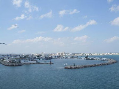 Puerto La Goulette en Túnez