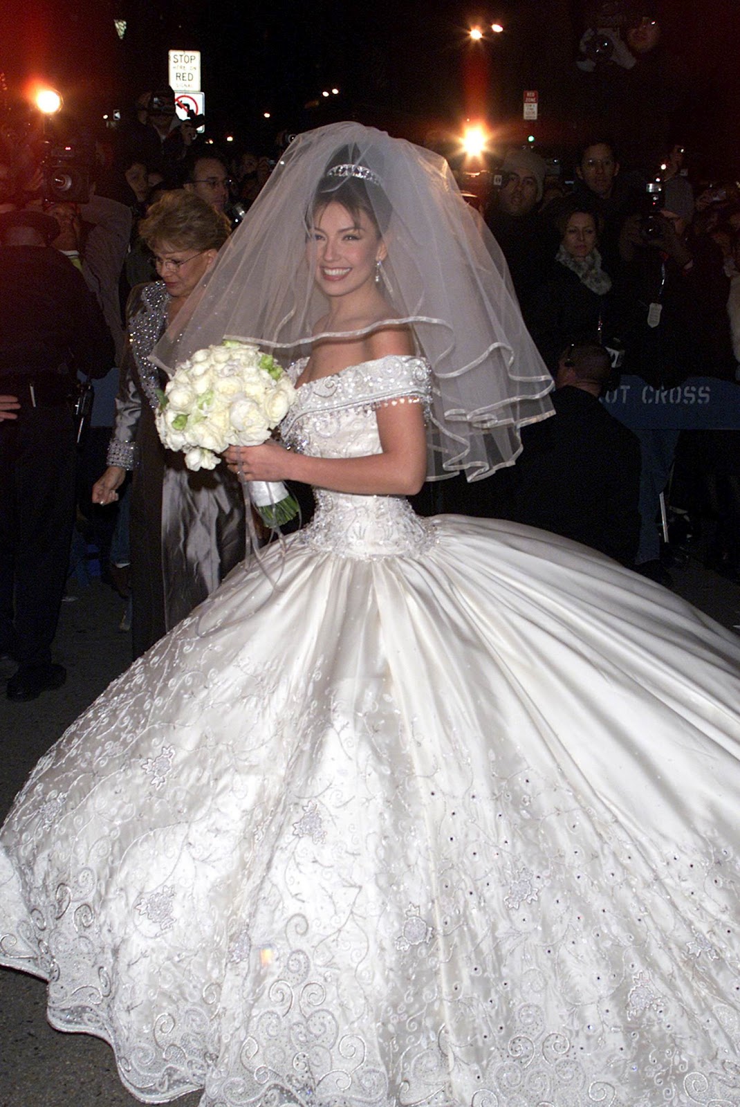 Red Carpet Wedding Thalía and Tommy Mottola Red Carpet Wedding