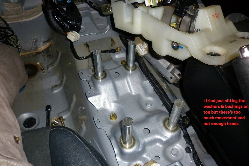 Evo IX track car build EVO IX Raising the shifter cage