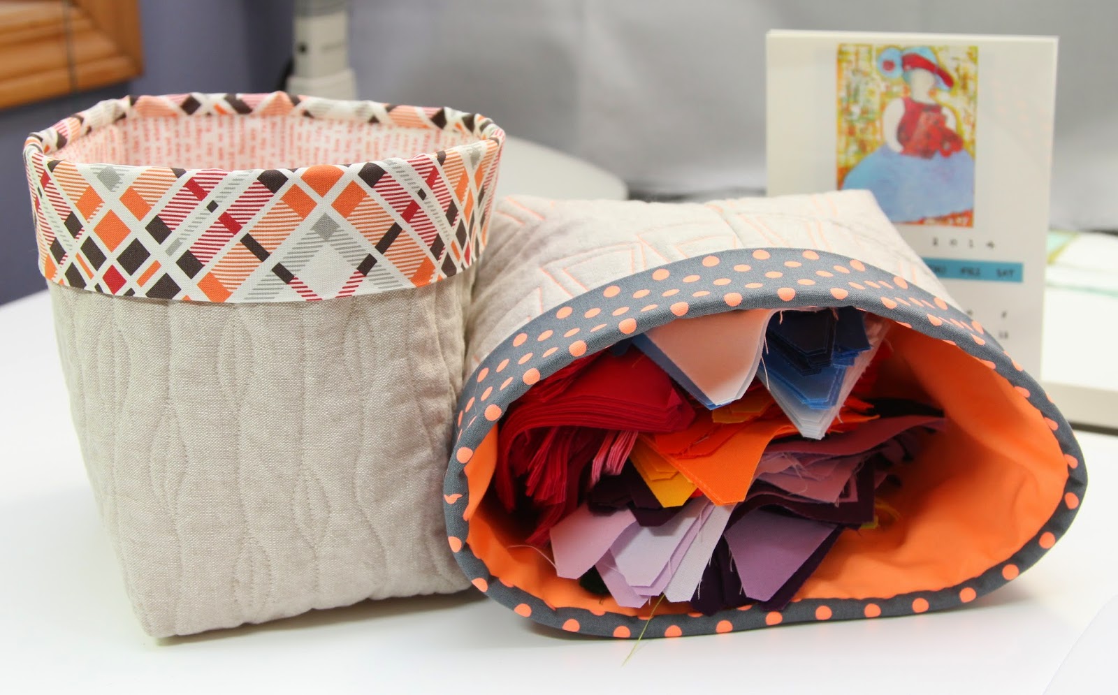 Quilts and Paws Fabric buckets are FUN seriously!
