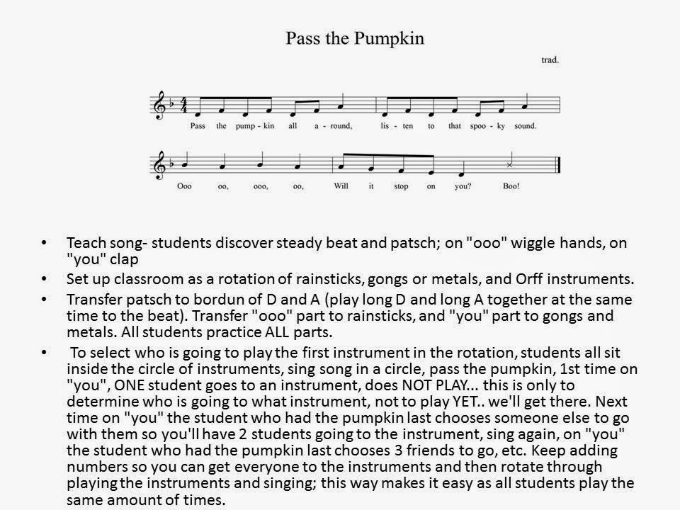 Pass the Pumpkin - Oodles of Music