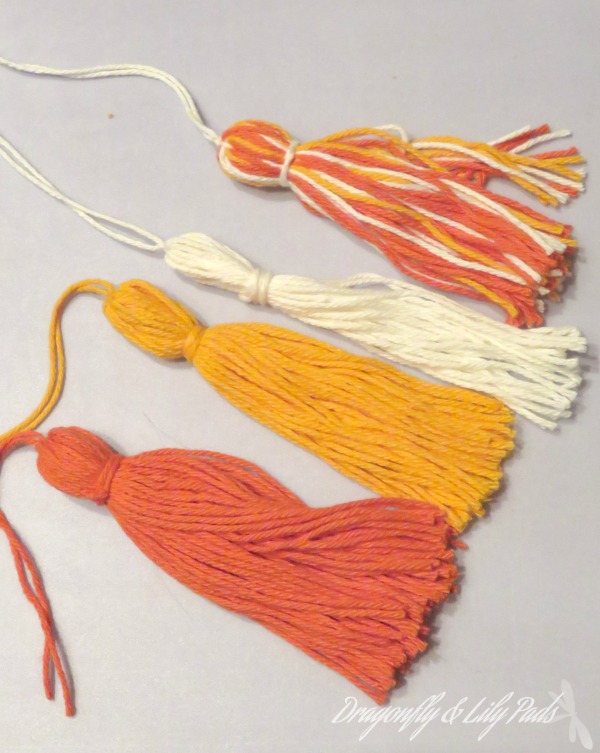 Back Pack Tassel Tutorial shared with Craft Lightning Back to School