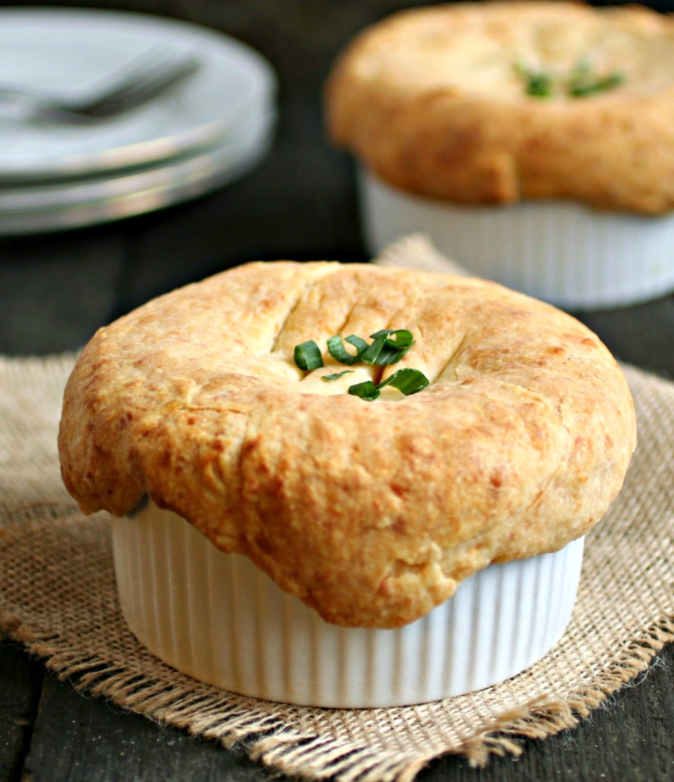 Hungry Couple Veggie Pot Pie with a Cheesy Crust