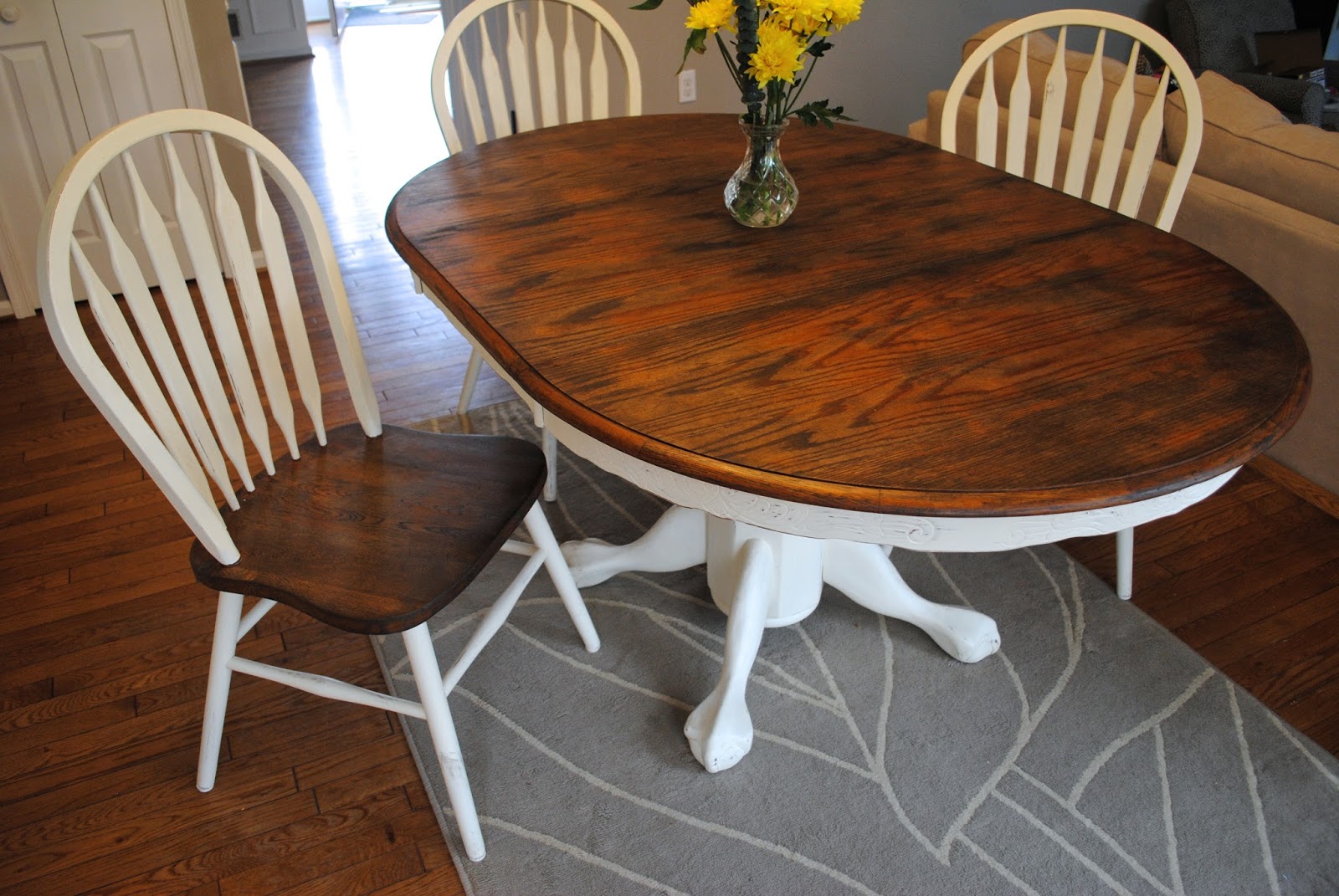 Shabby Chic Re Finished Dining Set