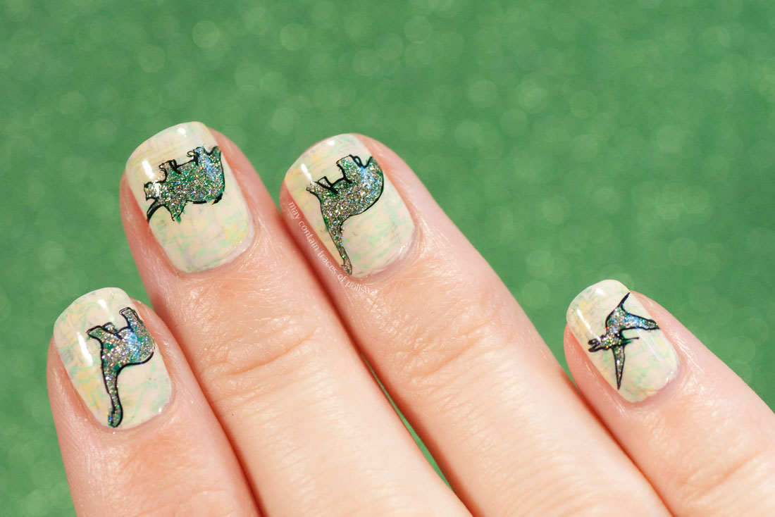 31 Day Challenge: Day 23, Inspired by a Movie - Jurassic World Nails