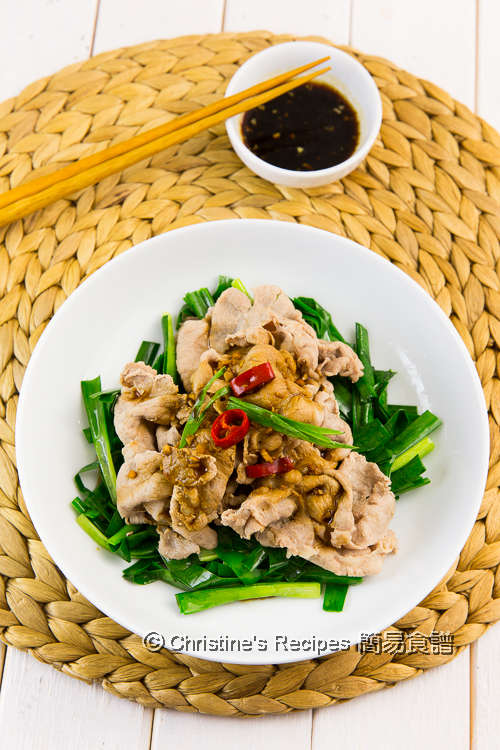 蒜泥醬肉片 Boiled Pork Slices with Garlic Sauce02