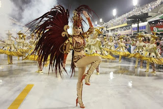 Barbara Evans de carnaval rio
