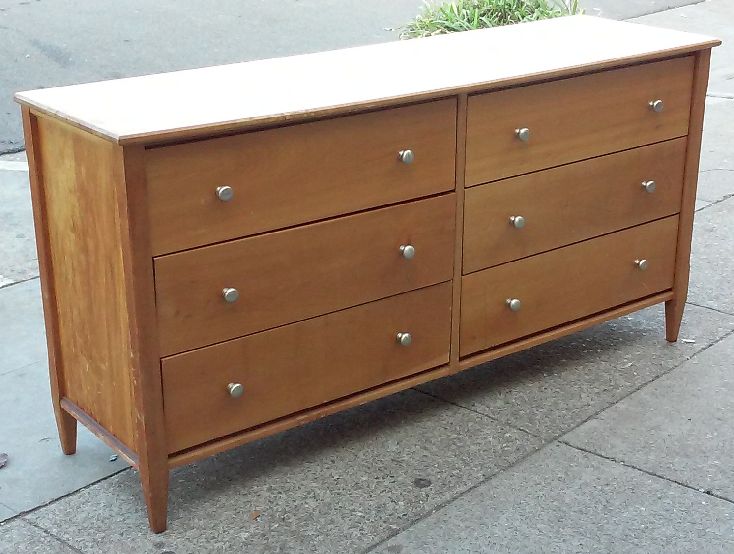 UHURU FURNITURE & COLLECTIBLES SOLD 8873 Danish Style Cherry Wood 6