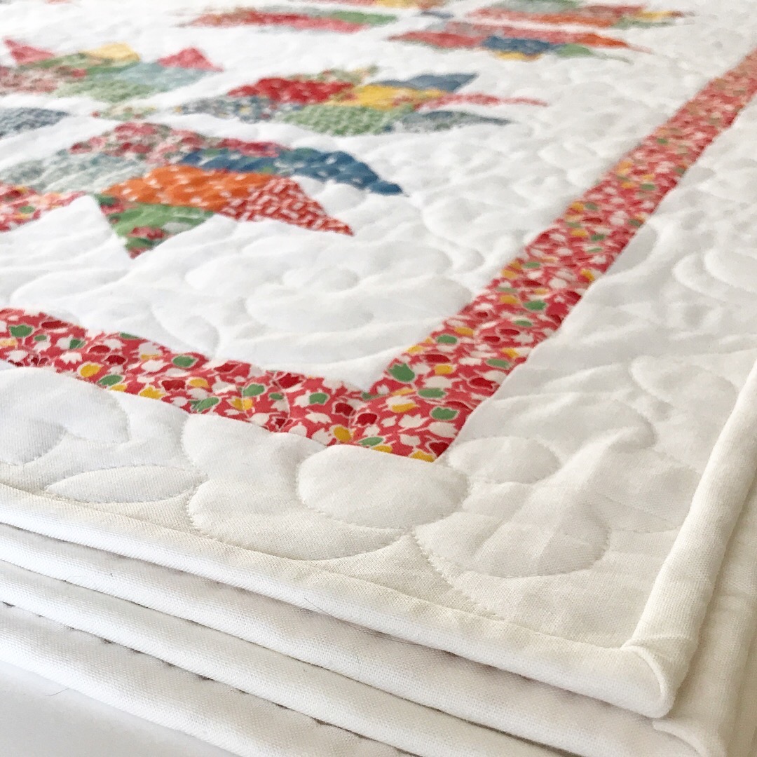 Kairle Oaks Virgin River Quilt Co. Bear Paw Quilt Blogger's Quilt