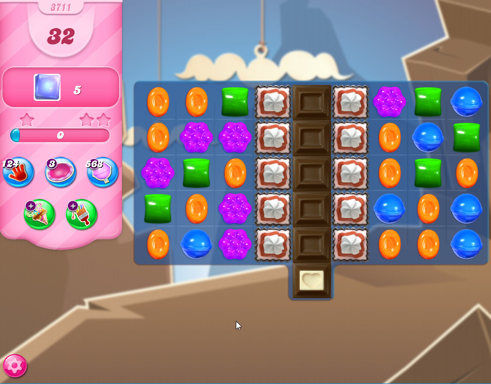 Candy Crush Saga level 3711 Candy Crush Saga level 3711