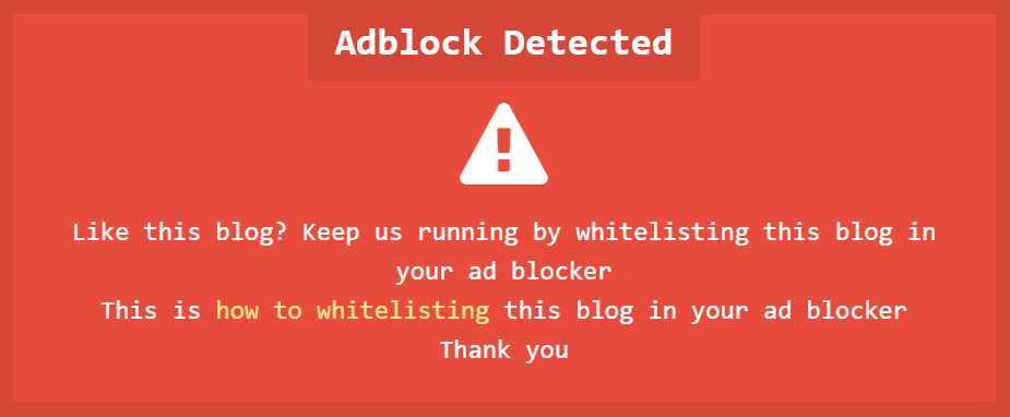 Cara Mudah Mengatasi Popup AdBlocker Yang Menggangu Cara Mudah Mengatasi Popup AdBlocker Yang Menggangu