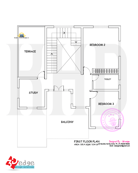 First floor plan First floor plan
