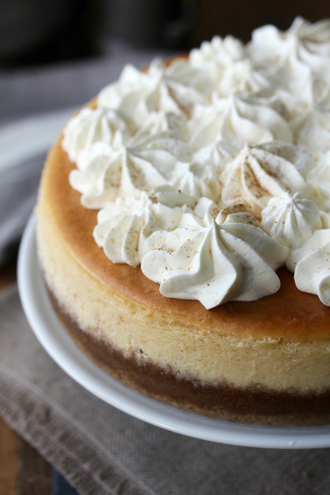 Eggnog Cheesecake Karen's Kitchen Stories