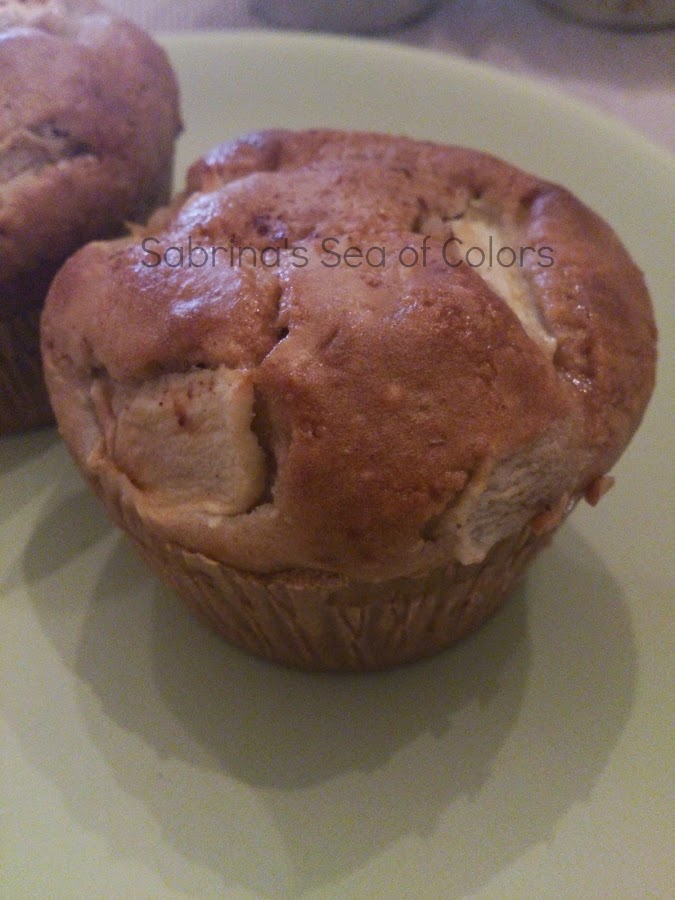 muffin de manzana