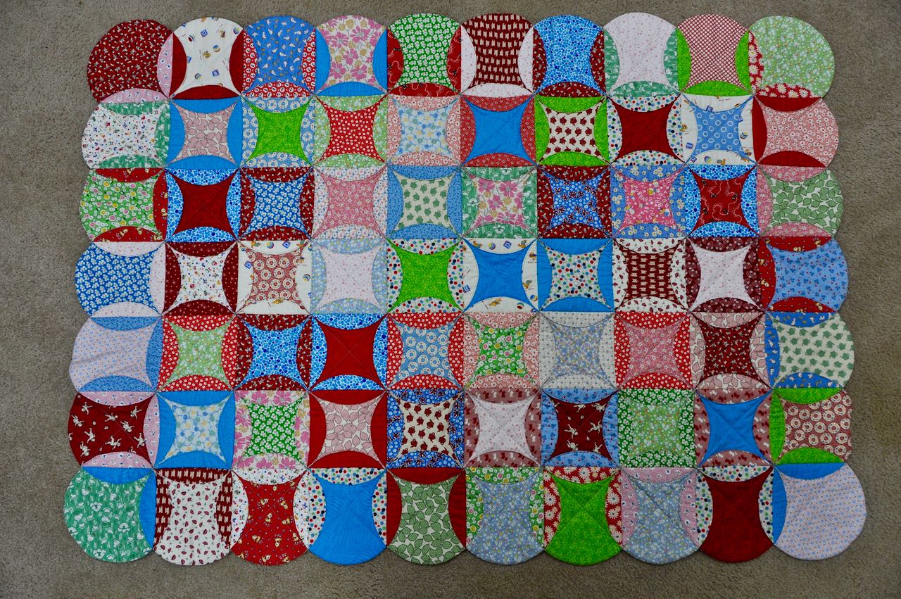 LuAnn Kessi Pancake Quilt.....DONE!