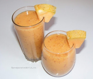 Fresh de pepene galben reteta bautura suc natural retete smoothie de fructe nutritie si alimentatie,