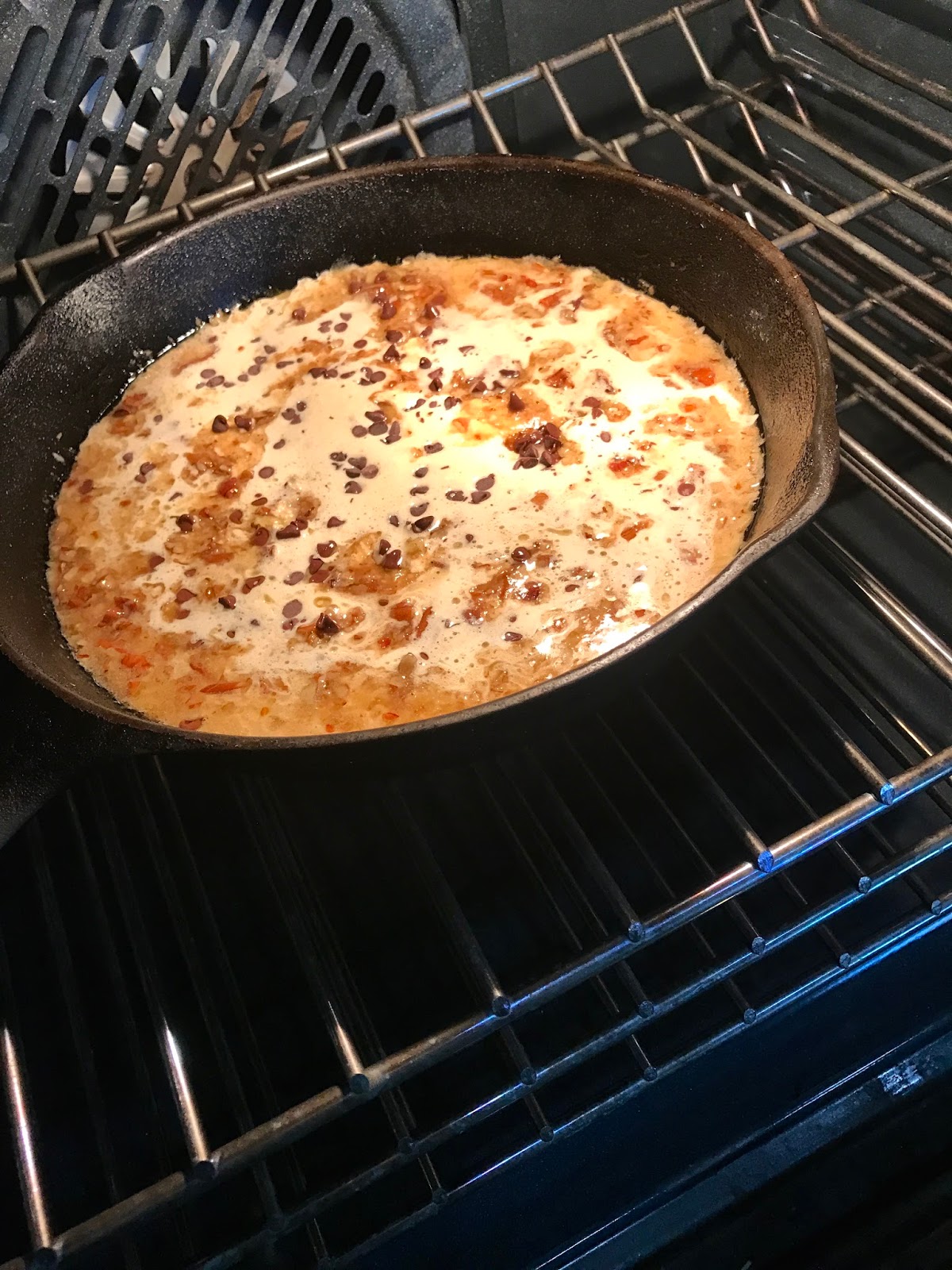 Rita's Recipes Oatmeal Oven Pancake with Pecans and Chocolate Chips