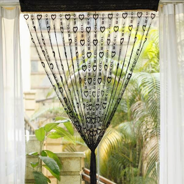 Curtain Ideas Mesh curtain for patio door