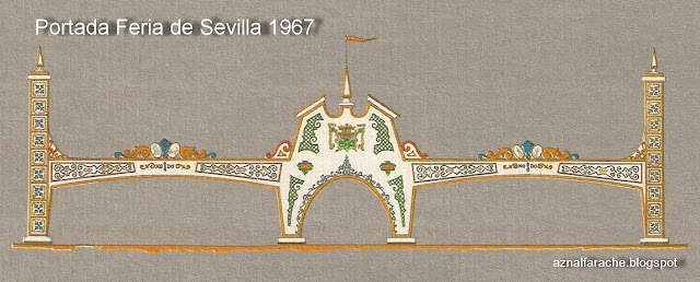 Portada de la Feria de Sevilla 1967 Portada de la Feria de Sevilla 1967