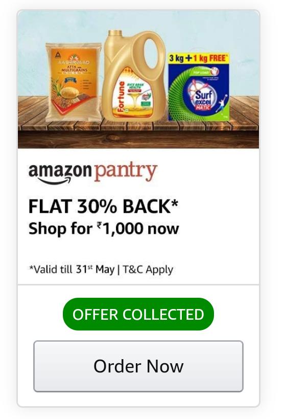 amazon pantry new user offer