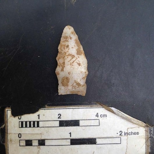 Native American fort, artifacts found at construction site