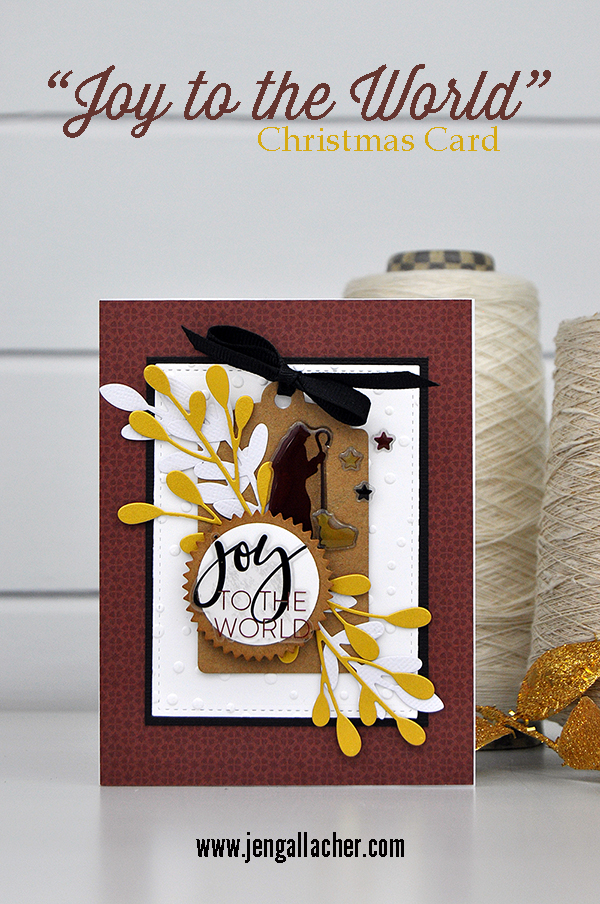 "Joy to the World" Christmas card designed by Jen Gallacher for www.echoparkpaper.com. #christmascard #cardmaker #echoparkpaper #jengallacher "Joy to the World" Christmas card designed by Jen Gallacher for www.echoparkpaper.com. #christmascard #cardmaker #echoparkpaper #jengallacher