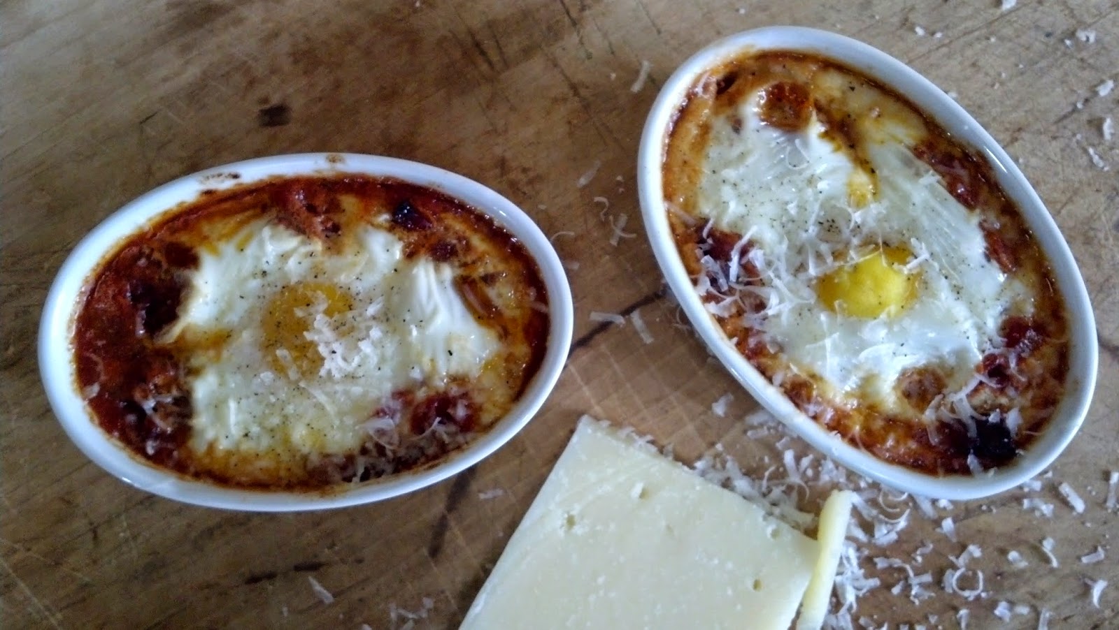 uova al forno nei pirottini