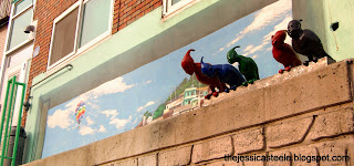 Human and Bird, 2009. Gamcheon Culture Village, Busan, Korea.