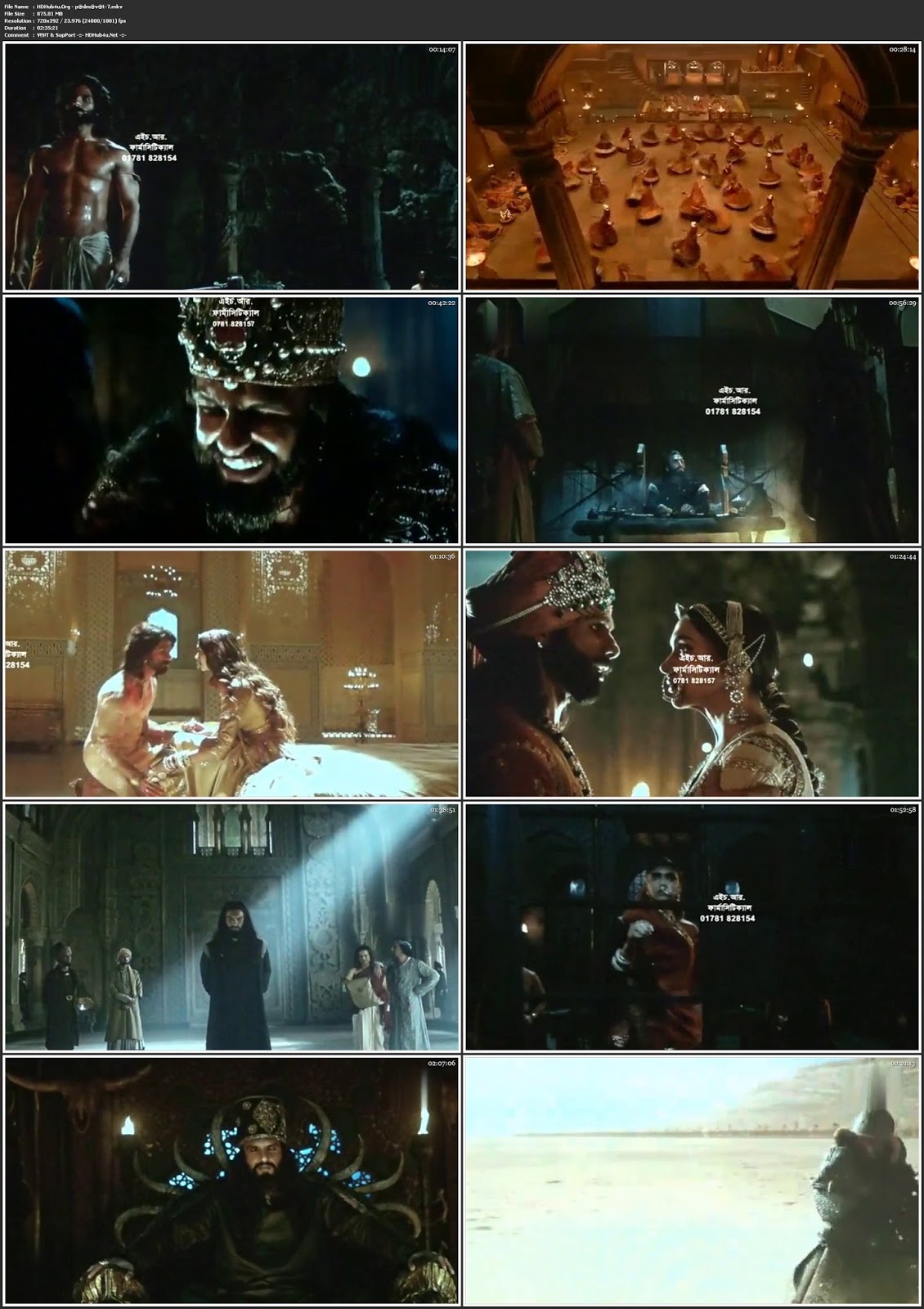 Padmaavat 2018 Hindi Movie New HQ pDVDRip 450MB Download
