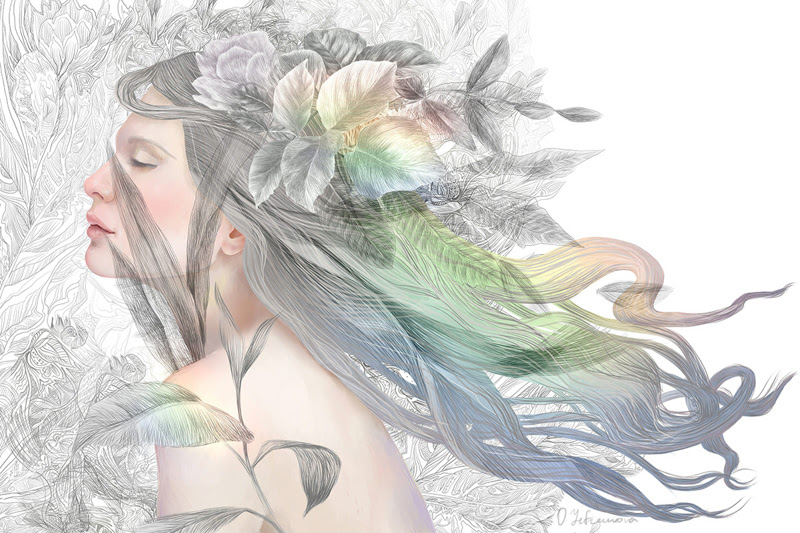 Mixed Media Art by Olga Yefremova from Ukraine. Mixed Media Art by Olga Yefremova from Ukraine.