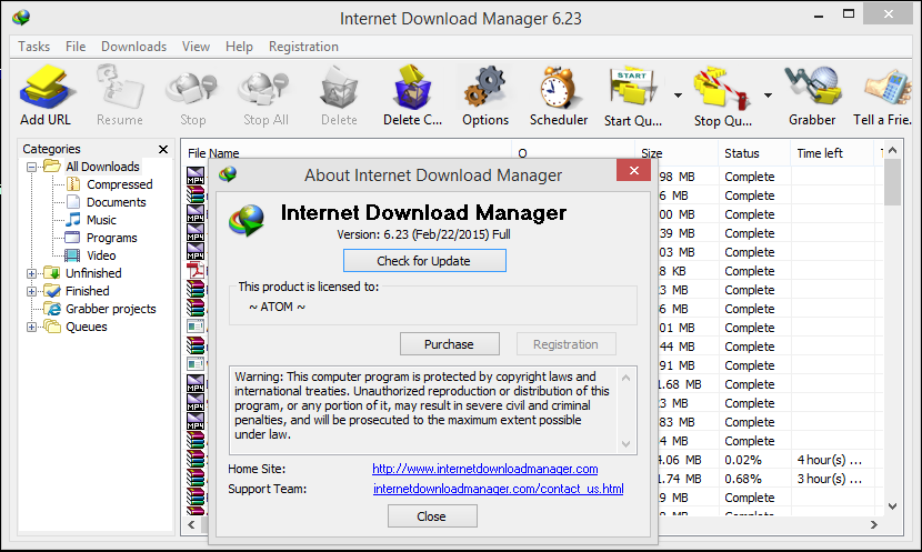 internet download manager 6.12 crack serial key 2013