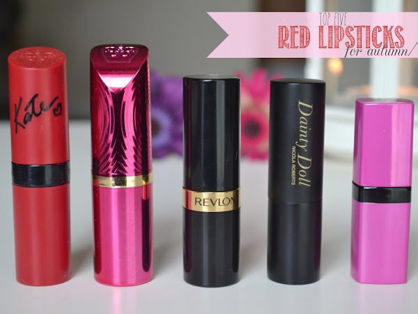 My Top Five Budget Red Lipsticks