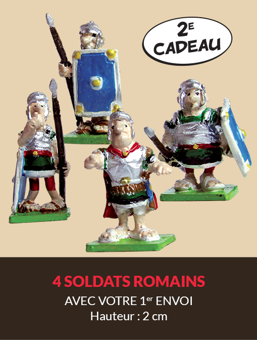 Figurine Collection Village D'Astérix Hachette - Obélix Et Sa Cavalière + Un Arbre - Édition 2016 - Occasion