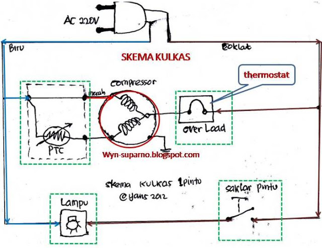 ingin berbagi ilmu dan pengalaman skema kulkas 1 pintu ingin berbagi ilmu dan pengalaman skema kulkas 1 pintu