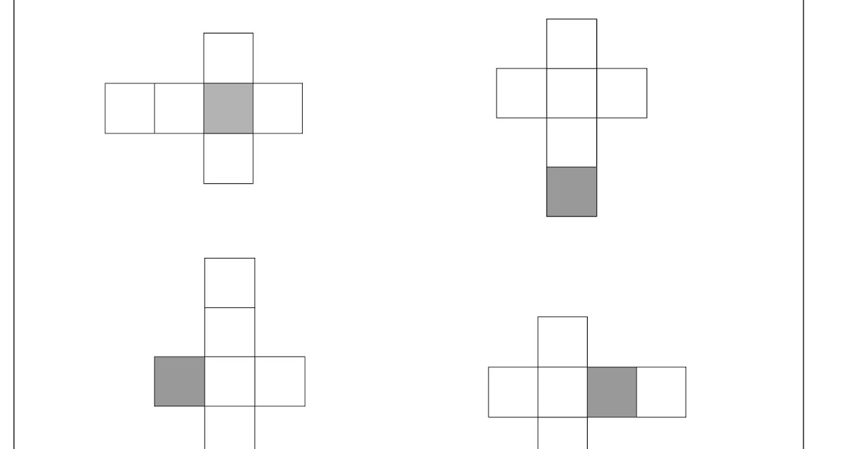 Lernstübchen: Würfelnetze