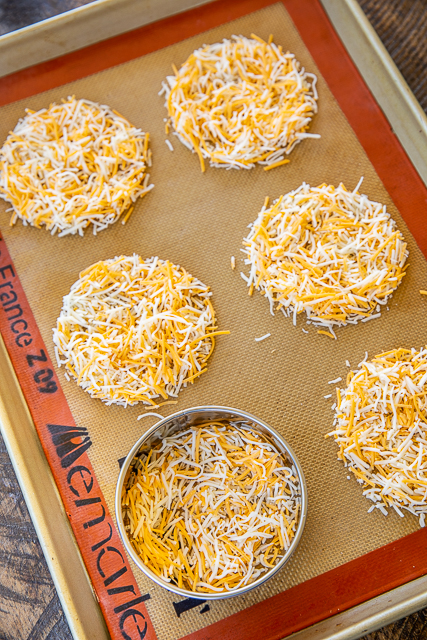 Low-Carb Keto Tacos - all the flavors of tacos without all the carbs! The shells are made out of cheese! OMG! YUM! Cheese, ground beef or turkey, taco seasoning, diced tomatoes and green chiles, and water. Ready to eat in minutes. Can make shells ahead of time for a quick weeknight meal. You'll never miss the carbs! #lowcarb #keto #tacos #mexicanfood #texmex Low-Carb Keto Tacos - all the flavors of tacos without all the carbs! The shells are made out of cheese! OMG! YUM! Cheese, ground beef or turkey, taco seasoning, diced tomatoes and green chiles, and water. Ready to eat in minutes. Can make shells ahead of time for a quick weeknight meal. You'll never miss the carbs! #lowcarb #keto #tacos #mexicanfood #texmex