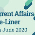 Current Affairs One-Liner: 10th June 2020
