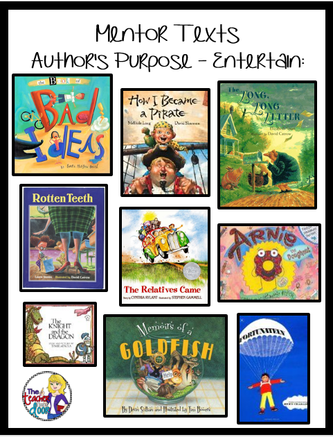 Author's Purpose Sorting Game