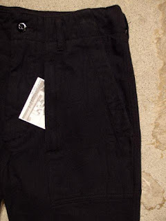 Engineered Garments "Fatigue Pant in Black 10oz Bull Denim" Fall/Winter 2015 SUNRISE MARKET