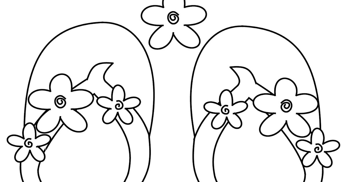 Scribbles Designs Challenge Blog: Freebie Friday: Flower Flip Flops