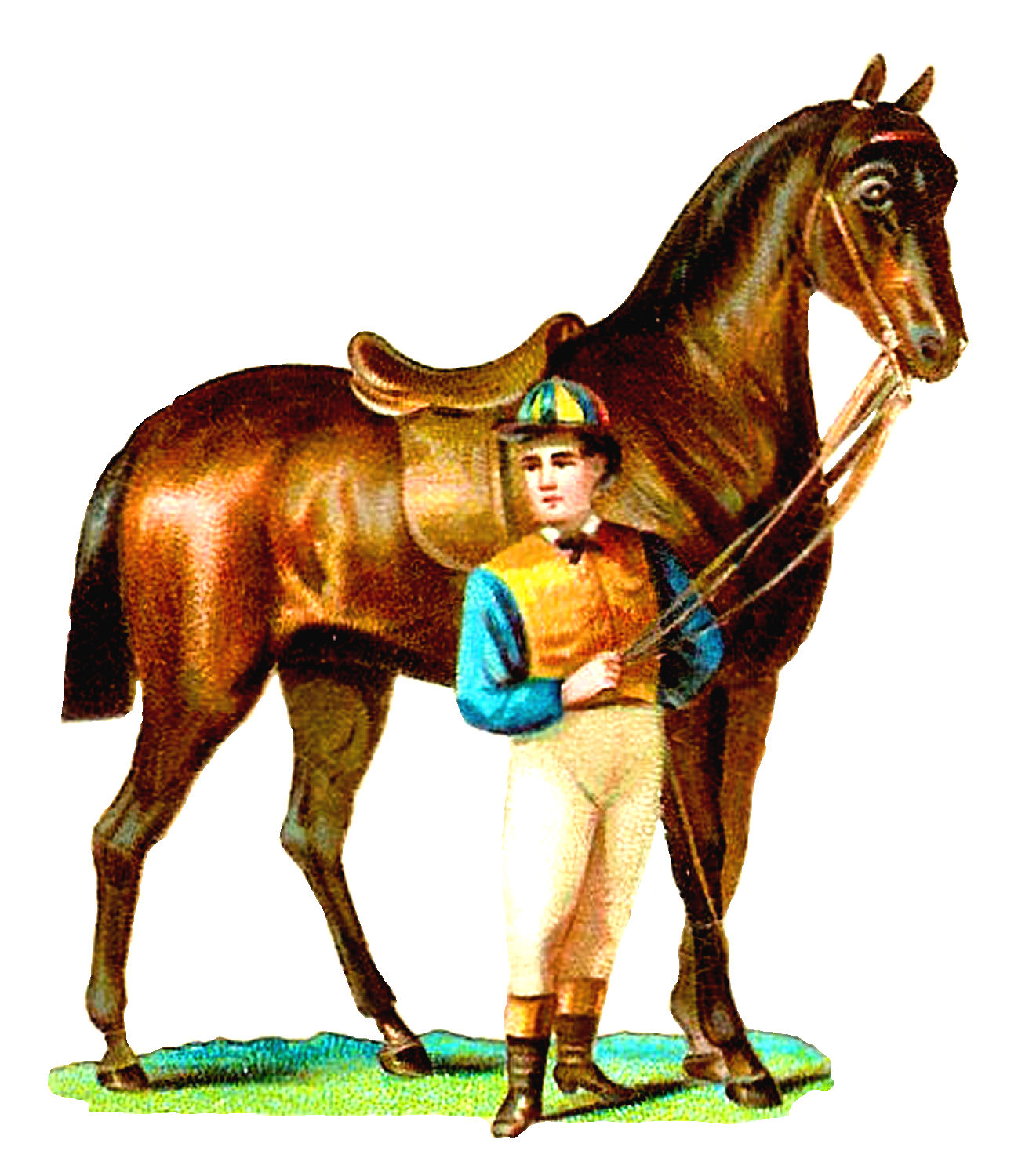 horse jockey clipart free - photo #39