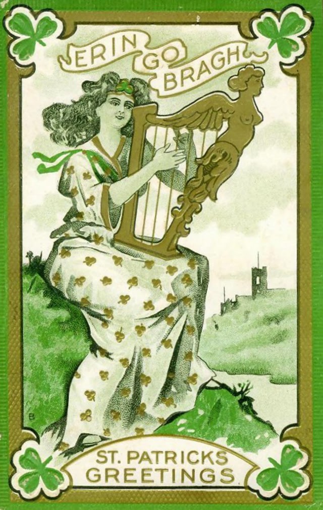 antique st patricks day postcards