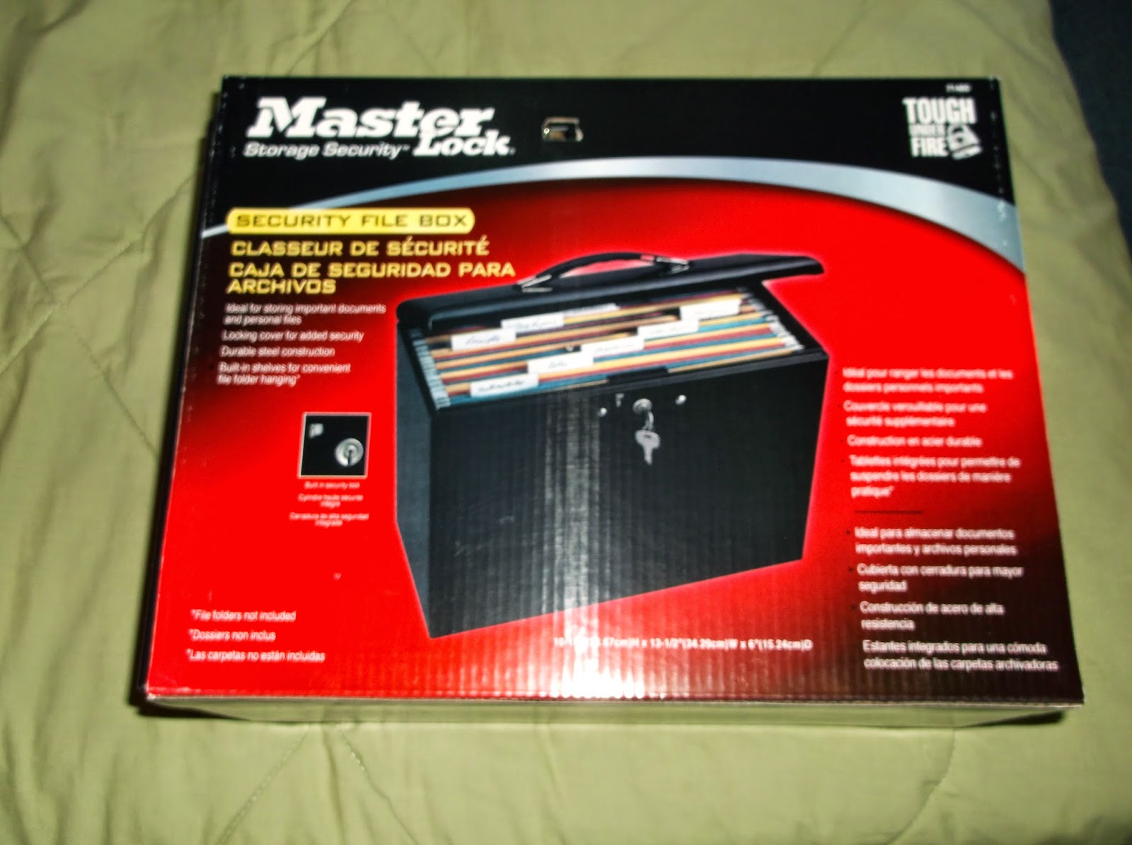 Missy's Product Reviews : Master Lock File Box Review and Giveaway