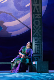 IN PERFORMANCE: soprano LEAH CROCETTO in the title rôle of Washington National Opera's production of Giuseppe Verdi's AIDA, September 2017 [Photo by Scott Suchman, © by Washington National Opera]