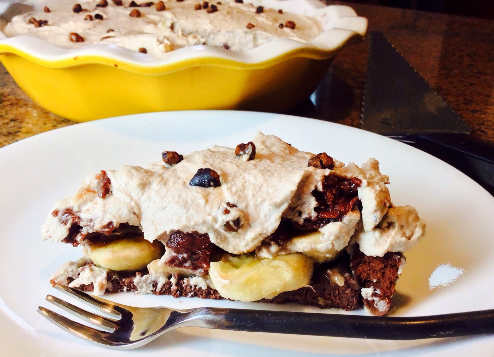Food Fitness by Paige: Chocolate Toffee Banana Pie