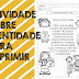 Atividade escolar sobre com tema identidade - Caderno com 05 páginas