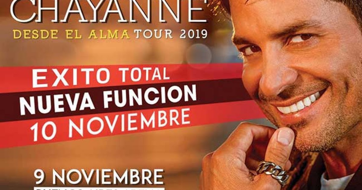 Chayanne Chayanne Nueva función 10 de Noviembre 2019