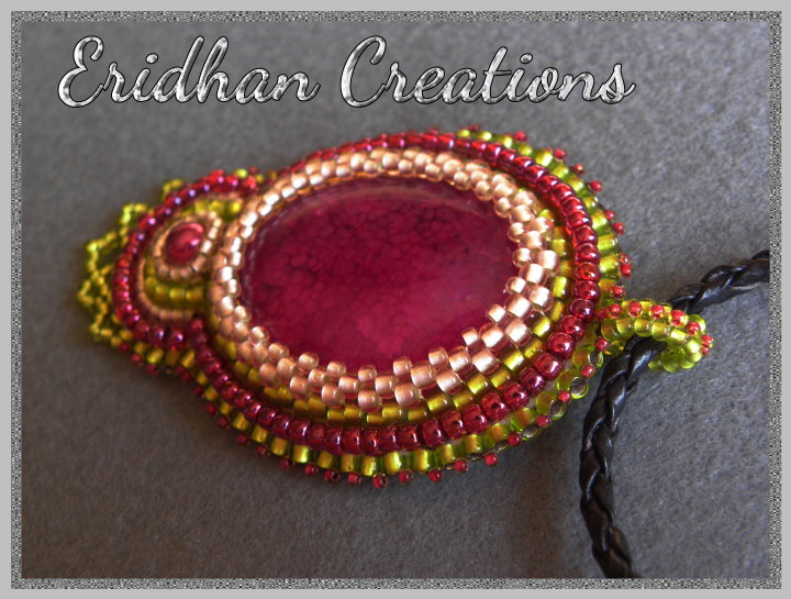 Eridhan Creations Beading Tutorials The first attempt at bead embroidery
