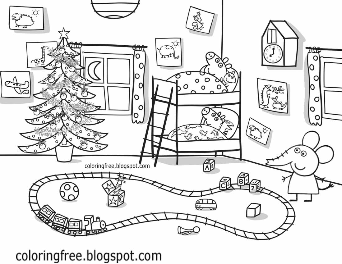 Peppa Pig Emily Elephant Coloring Coloring Pages
